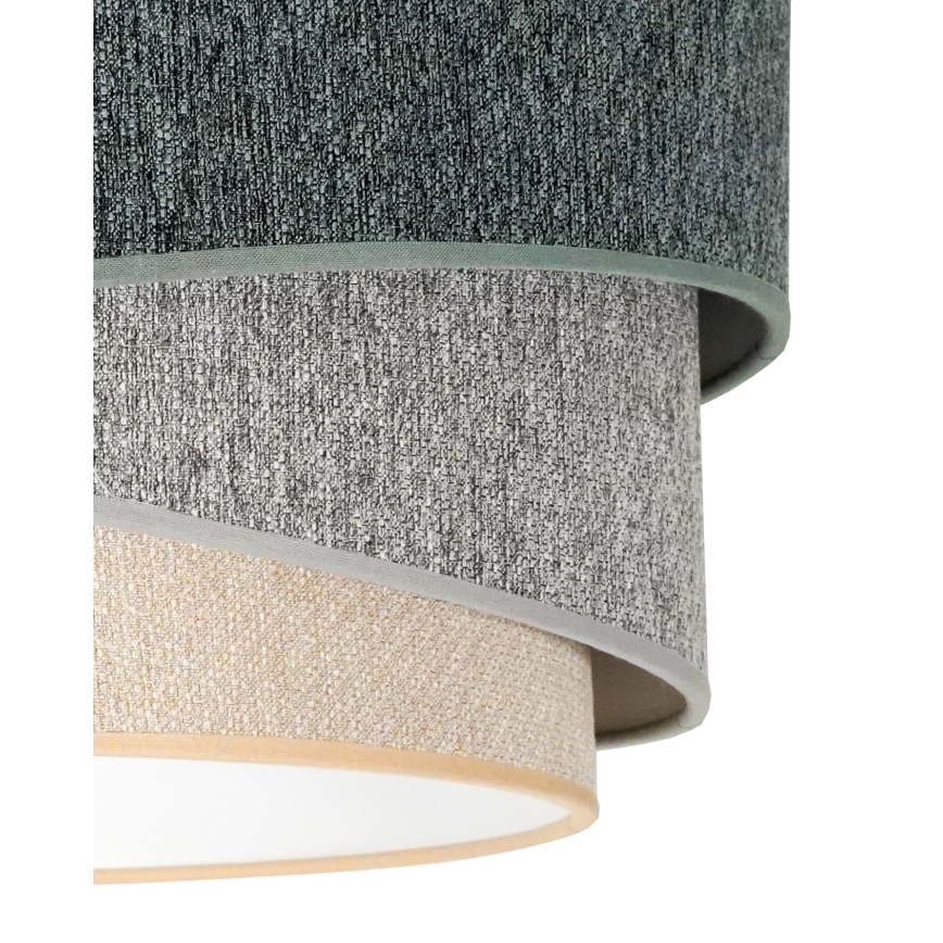 Duolla - Pakabinamas sietynas KOBO ECO RECYCLING 1xE27/15W/230V diametras 45 cm žalia/pilka/kreminė