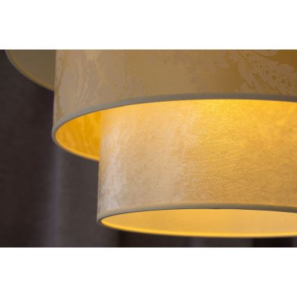 Duolla - Pakabinamas sietynas LUNETA 1xE27/40W/230V diametras 45 cm kreminė