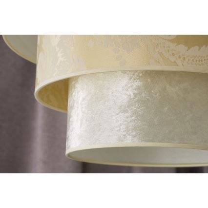 Duolla - Pakabinamas sietynas LUNETA 1xE27/40W/230V diametras 45 cm kreminė