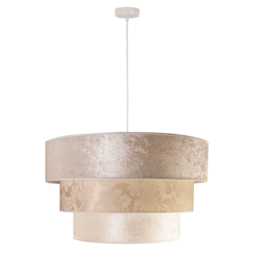 Duolla - Pakabinamas sietynas LUNETA 1xE27/40W/230V diametras 45 cm kreminė