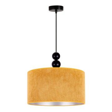 Duolla - Pakabinamas sietynas LYON 1xE27/15W/230V diametras 40 cm geltona