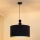 Duolla - Pakabinamas sietynas LYON 1xE27/15W/230V diametras 40 cm juoda