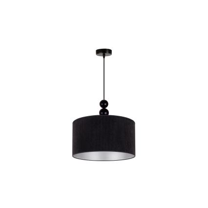 Duolla - Pakabinamas sietynas LYON 1xE27/15W/230V diametras 40 cm juoda