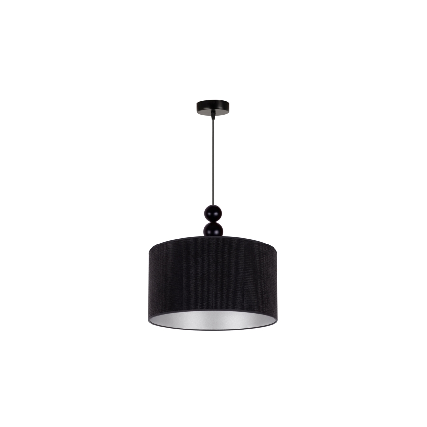 Duolla - Pakabinamas sietynas LYON 1xE27/15W/230V diametras 40 cm juoda