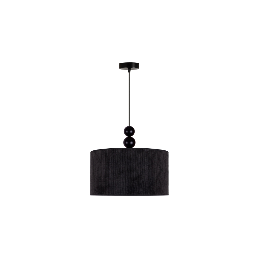 Duolla - Pakabinamas sietynas LYON 1xE27/15W/230V diametras 40 cm juoda