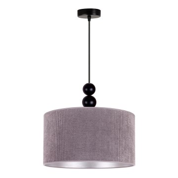 Duolla - Pakabinamas sietynas LYON 1xE27/15W/230V diametras 40 cm pilka