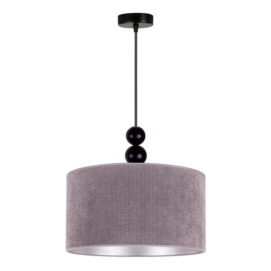 Duolla - Pakabinamas sietynas LYON 1xE27/15W/230V diametras 40 cm pilka