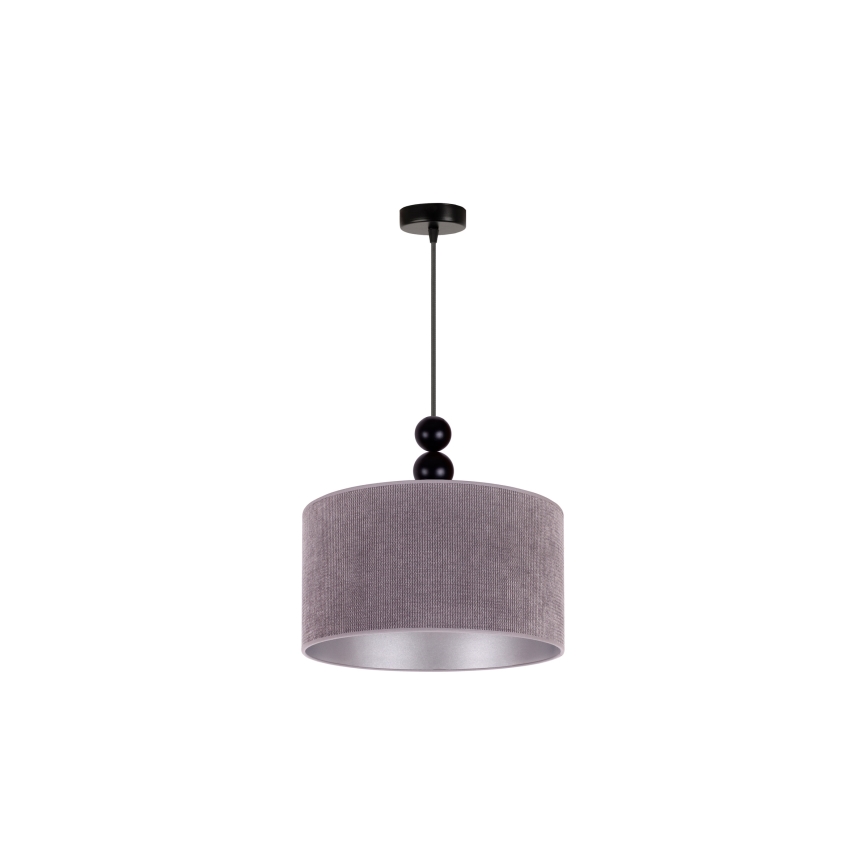 Duolla - Pakabinamas sietynas LYON 1xE27/15W/230V diametras 40 cm pilka