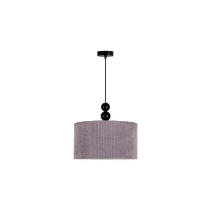 Duolla - Pakabinamas sietynas LYON 1xE27/15W/230V diametras 40 cm pilka