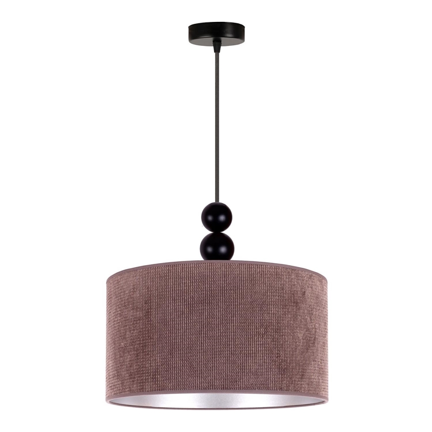 Duolla - Pakabinamas sietynas LYON 1xE27/15W/230V diametras 40 cm ruda