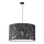 Duolla - Pakabinamas sietynas MARBLE 1xE27/40W/230V diametras 45 cm juoda/balta