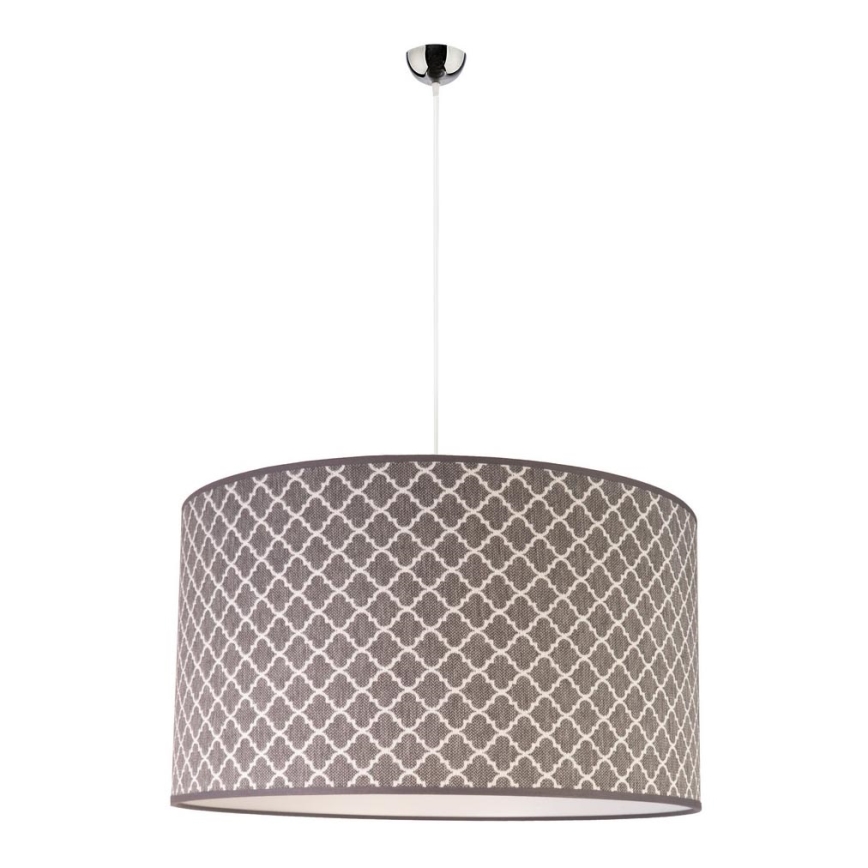 Duolla - Pakabinamas sietynas MAROKO 1xE27/40W/230V diametras 45 cm pilka