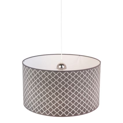 Duolla - Pakabinamas sietynas MAROKO 1xE27/40W/230V diametras 45 cm pilka