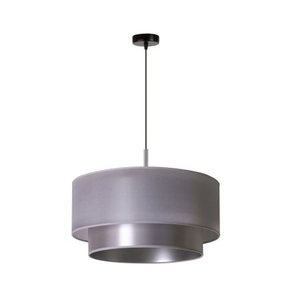 Duolla - Pakabinamas sietynas NANTES 1xE27/15W/230V d. 45 cm sidabras