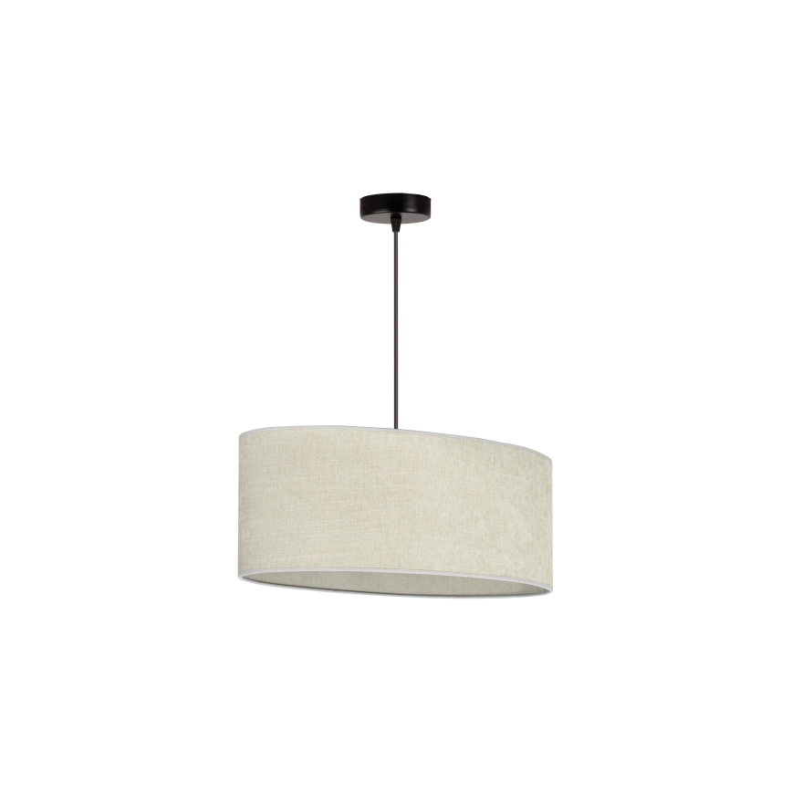 Duolla - Pakabinamas sietynas OVAL 1xE27/15W/230V pilka