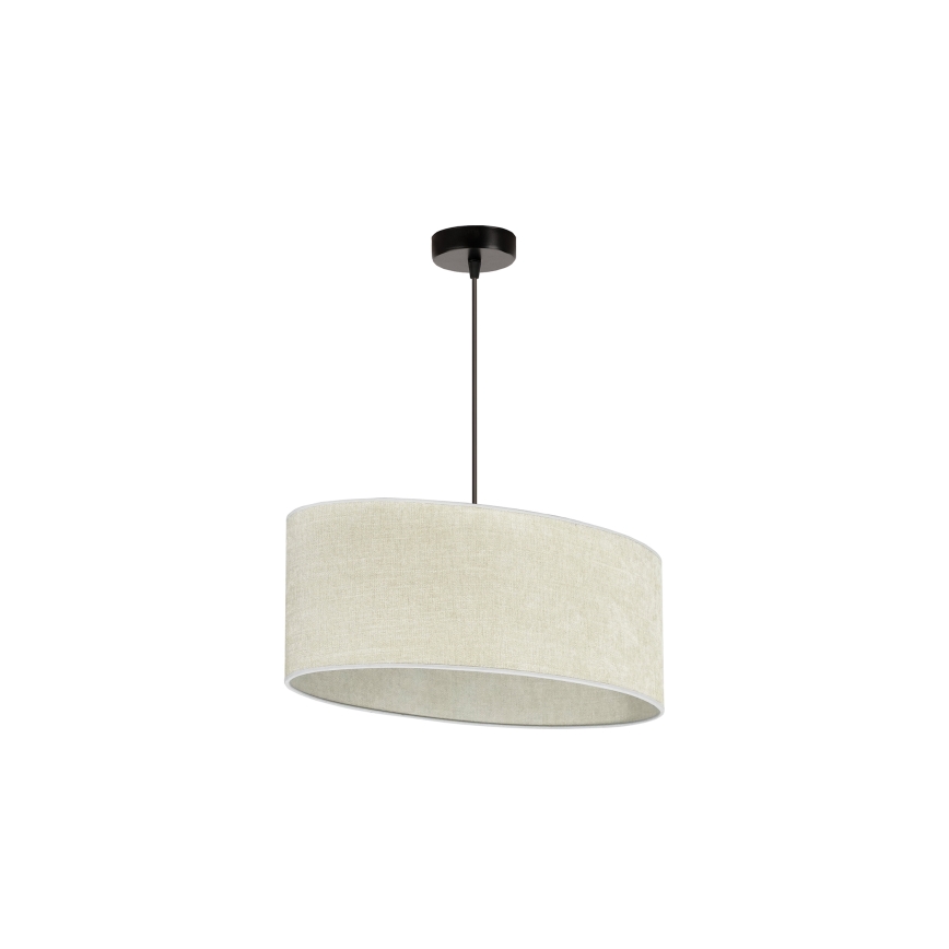 Duolla - Pakabinamas sietynas OVAL 1xE27/15W/230V pilka