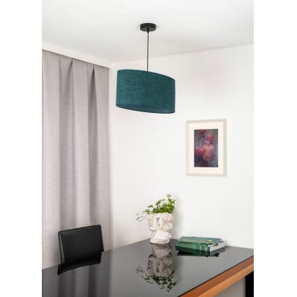 Duolla - Pakabinamas sietynas OVAL 1xE27/15W/230V žalia
