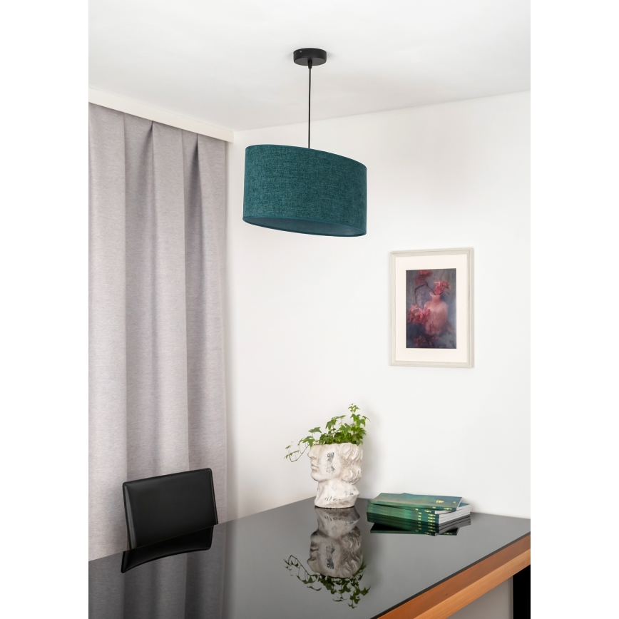Duolla - Pakabinamas sietynas OVAL 1xE27/15W/230V žalia