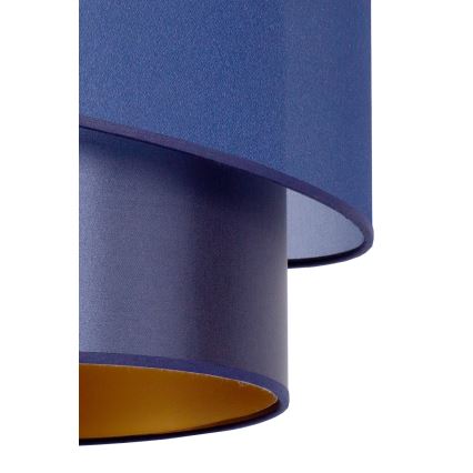 Duolla - Pakabinamas sietynas PARIS 1xE27/15W/230V d. 40 cm mėlynas/aukso
