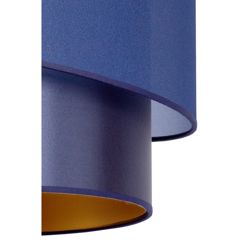 Duolla - Pakabinamas sietynas PARIS 1xE27/15W/230V d. 40 cm mėlynas/aukso