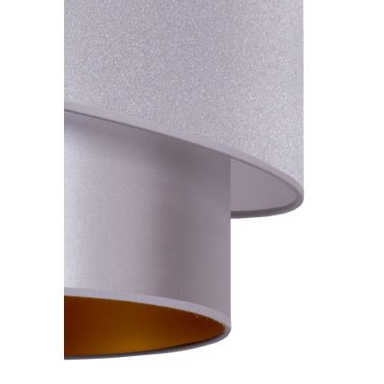 Duolla - Pakabinamas sietynas PARIS 1xE27/15W/230V d. 40 cm sidabras/aukso