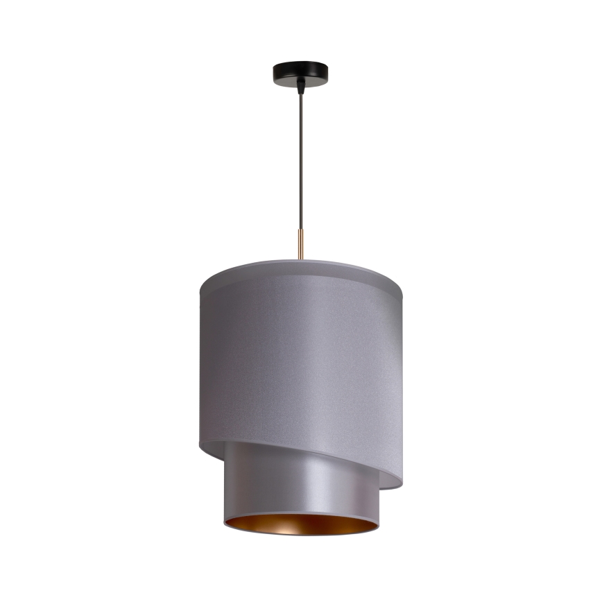 Duolla - Pakabinamas sietynas PARIS 1xE27/15W/230V d. 40 cm sidabras/aukso