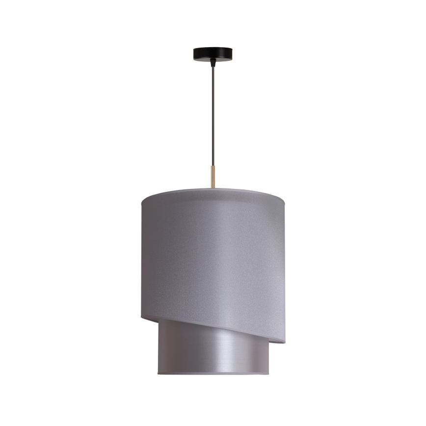 Duolla - Pakabinamas sietynas PARIS 1xE27/15W/230V d. 40 cm sidabras/aukso