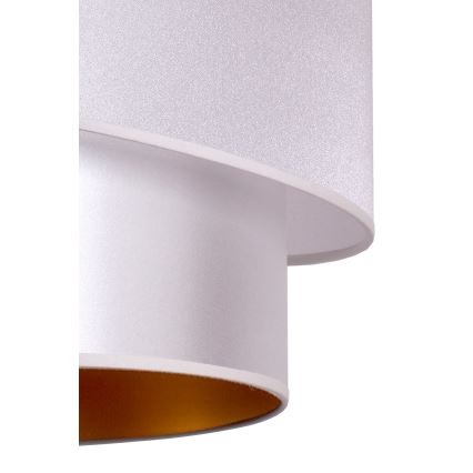 Duolla - Pakabinamas sietynas PARIS 1xE27/15W/230V d. 40 cm sidabras/aukso