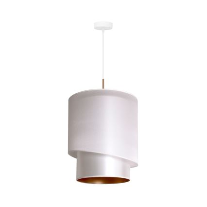 Duolla - Pakabinamas sietynas PARIS 1xE27/15W/230V d. 40 cm sidabras/aukso