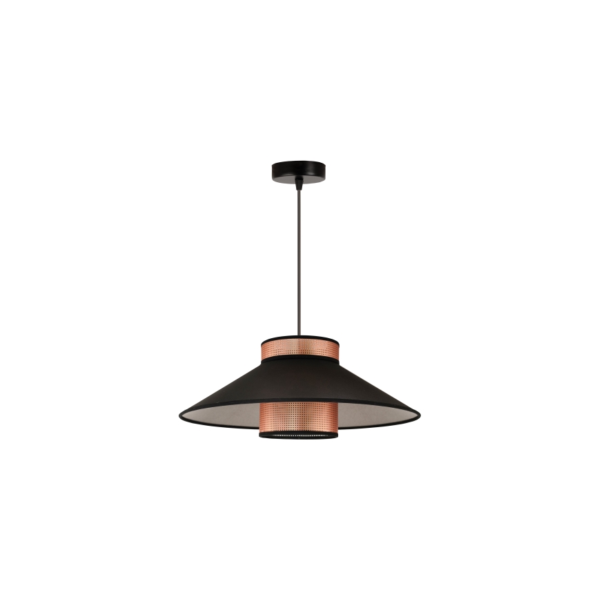 Duolla - Pakabinamas sietynas RIO SHINY 1xE27/15W/230V diametras 45 cm juoda/varis