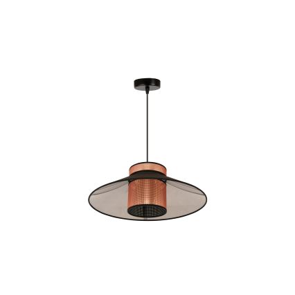 Duolla - Pakabinamas sietynas RIO SHINY 1xE27/15W/230V diametras 45 cm juoda/varis