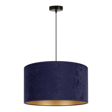 Duolla - Pakabinamas sietynas ROLLER 1xE27/15W/230V diametras 40 cm mėlyna/auksas