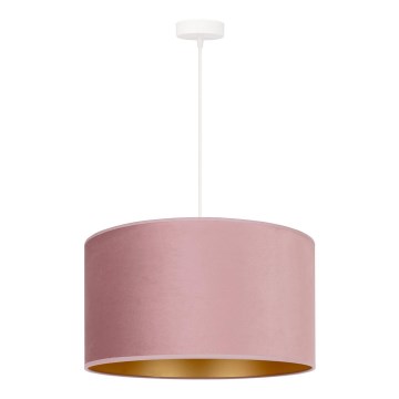 Duolla - Pakabinamas sietynas ROLLER 1xE27/15W/230V diametras 40 cm rausva/auksas