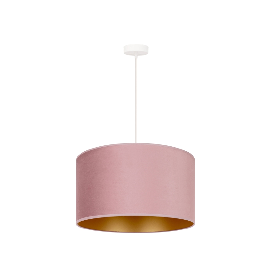 Duolla - Pakabinamas sietynas ROLLER 1xE27/15W/230V diametras 40 cm rausva/auksas