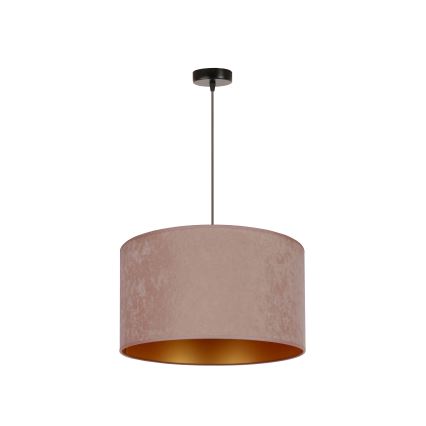 Duolla - Pakabinamas sietynas ROLLER 1xE27/15W/230V diametras 40 cm smėlio spalva/auksas