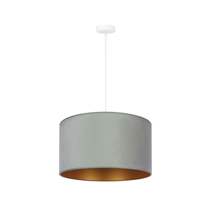 Duolla - Pakabinamas sietynas ROLLER 1xE27/15W/230V šviestuvas diametras 40 cm žalia/auksas