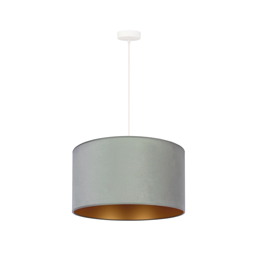 Duolla - Pakabinamas sietynas ROLLER 1xE27/15W/230V šviestuvas diametras 40 cm žalia/auksas