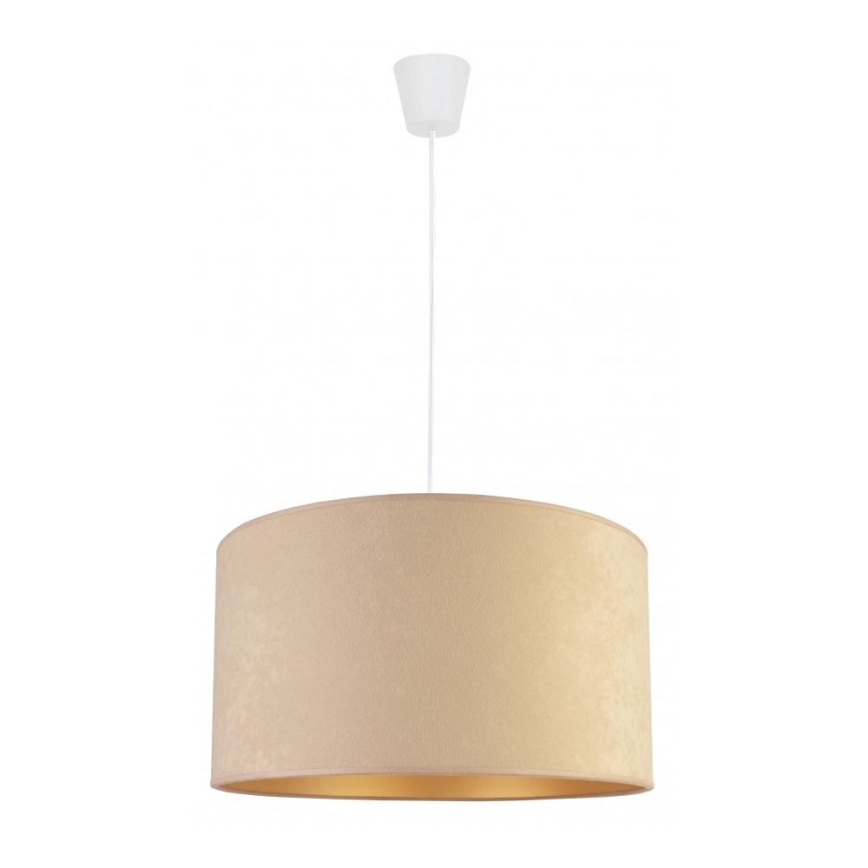 Duolla - Pakabinamas sietynas ROLLER 1xE27/40W/230V diametras 40 cm smėlio spalva