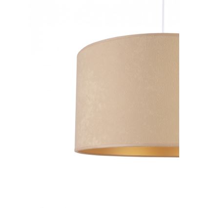 Duolla - Pakabinamas sietynas ROLLER 1xE27/40W/230V diametras 40 cm smėlio spalva