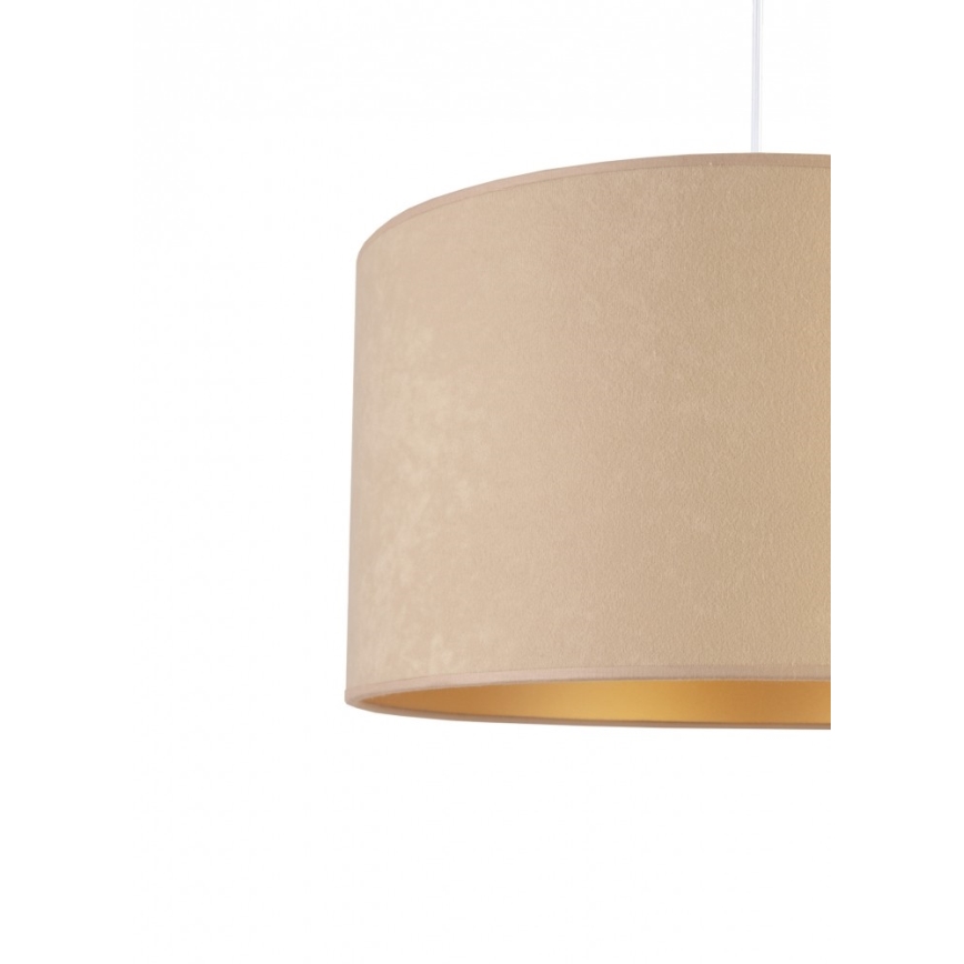 Duolla - Pakabinamas sietynas ROLLER 1xE27/40W/230V diametras 40 cm smėlio spalva