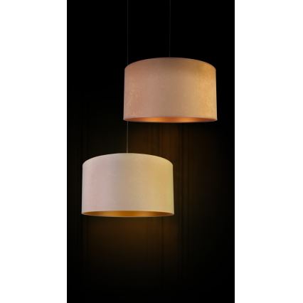 Duolla - Pakabinamas sietynas ROLLER 1xE27/40W/230V diametras 40 cm smėlio spalva