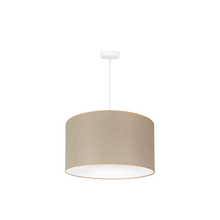 Duolla - Pakabinamas sietynas ROLLER ECO RECYCLING 1xE27/15W/230V diametras 45 cm kreminė