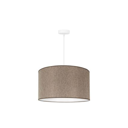 Duolla - Pakabinamas sietynas ROLLER ECO RECYCLING 1xE27/15W/230V diametras 45 cm ruda