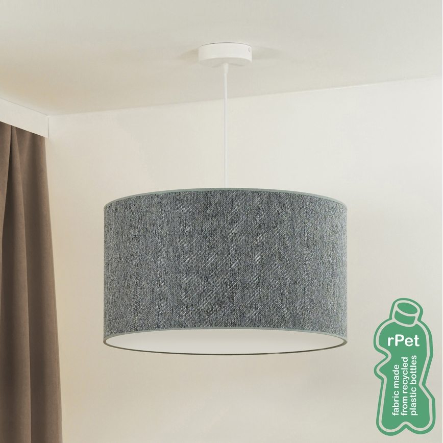 Duolla - Pakabinamas sietynas ROLLER ECO RECYCLING 1xE27/15W/230V diametras 45 cm žalia