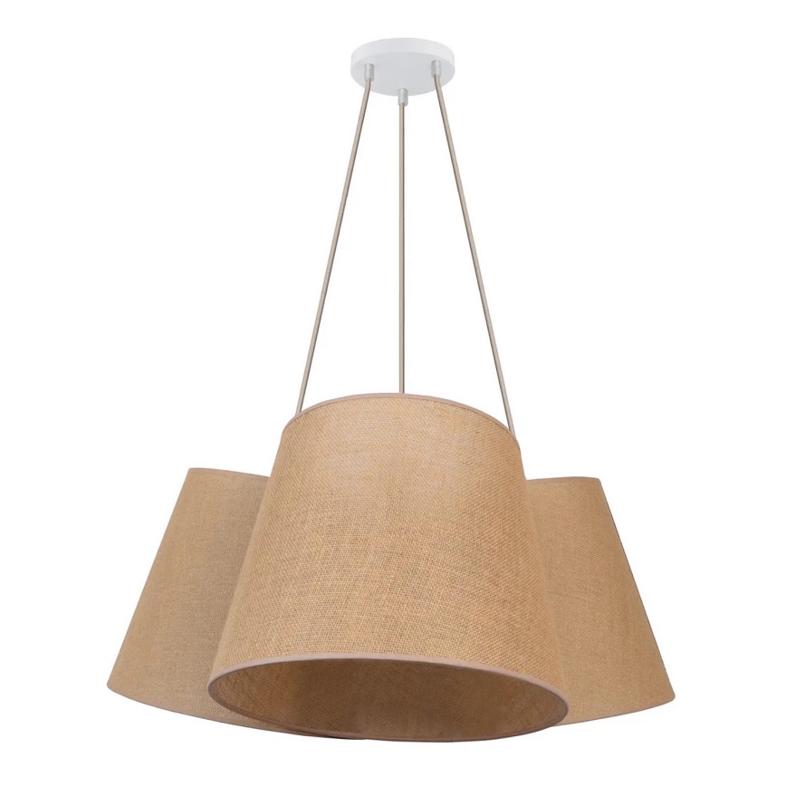 Duolla - Pakabinamas sietynas ROSSA 3xE27/15W/230V diametras 75 cm ruda