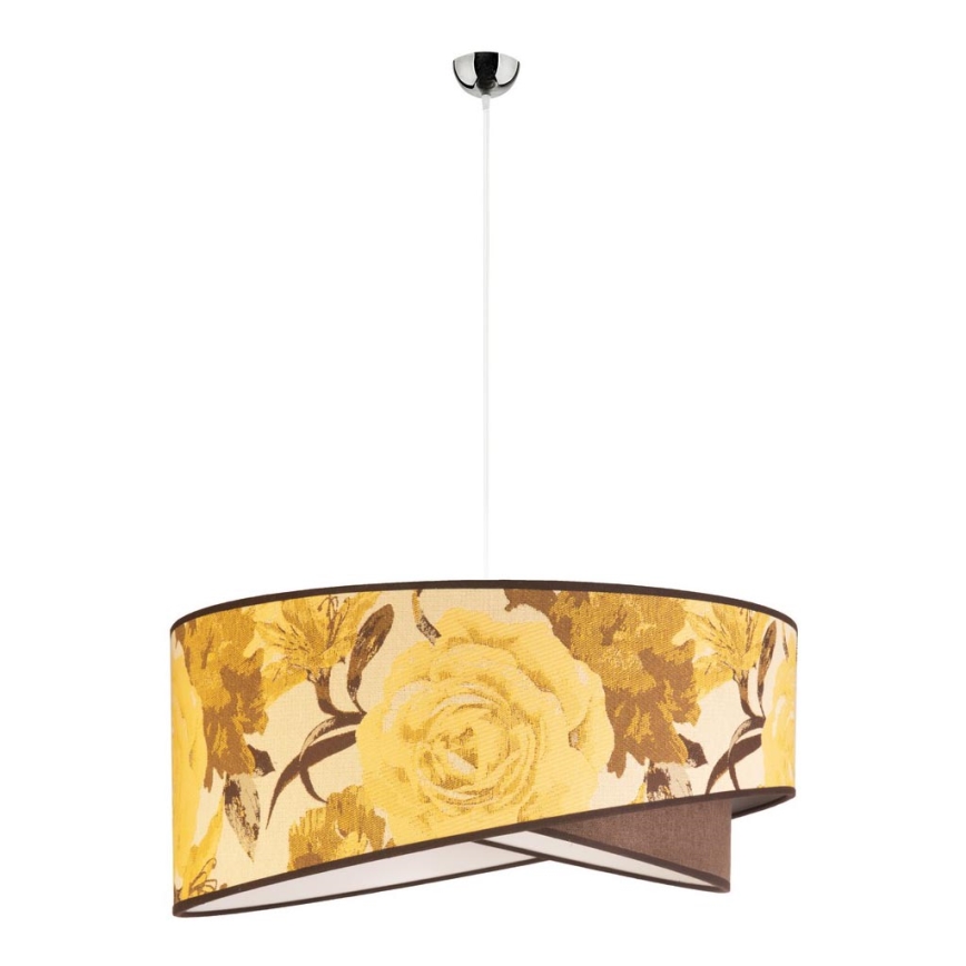 Duolla - Pakabinamas sietynas ROYAL 1xE27/40W/230V diametras 50 cm geltona
