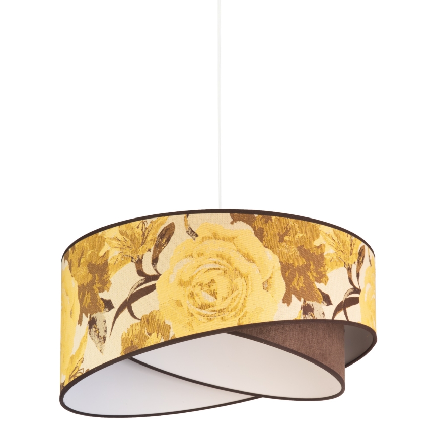 Duolla - Pakabinamas sietynas ROYAL 1xE27/40W/230V diametras 50 cm geltona