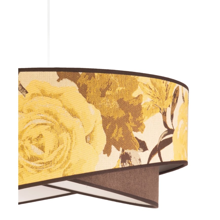 Duolla - Pakabinamas sietynas ROYAL 1xE27/40W/230V diametras 50 cm geltona