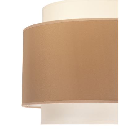 Duolla - Pakabinamas sietynas SOHO 1xE27/40W/230V diametras 40 cm smėlio spalva/kreminė