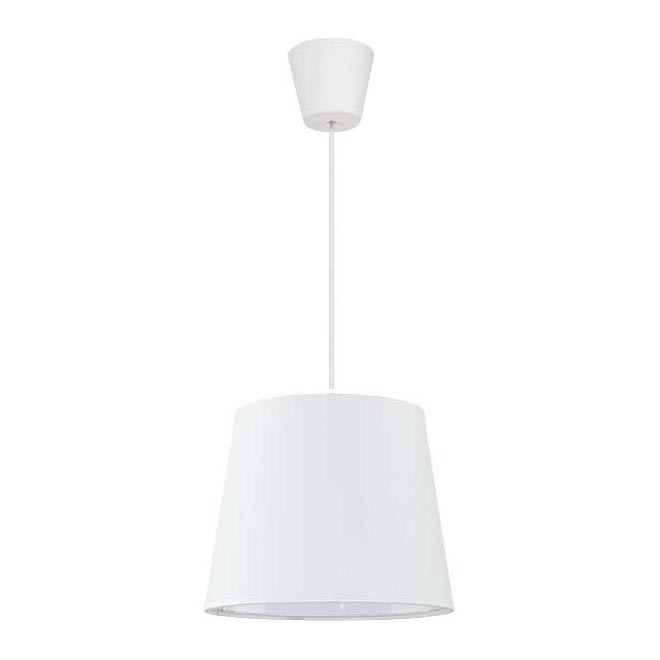 Duolla - Pakabinamas sietynas SOLO 1xE27/40W/230V diametras 24 cm balta